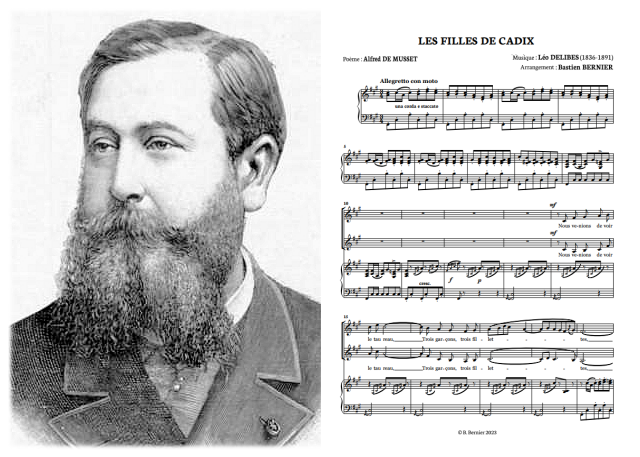 Léo Delibes – Les filles de Cadix (pour chœur de femmes)