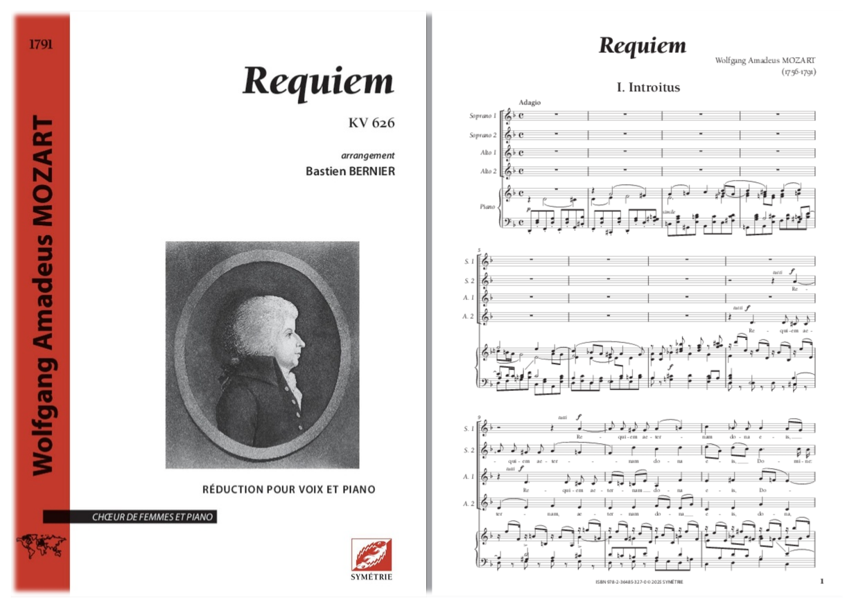 Requiem de Mozart pour chœur de femme (SSAA)