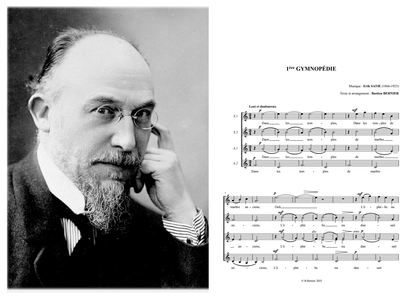 Hommage à Erik Satie (1866-1925)
